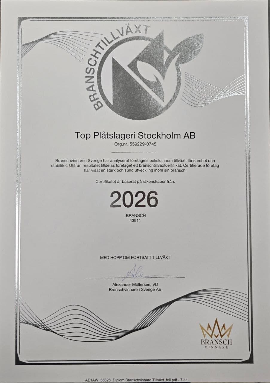 Branschtillväxt 2026